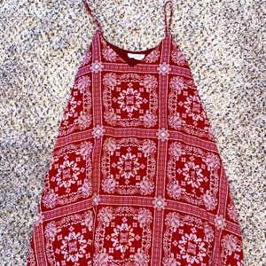 Maroon babydoll dress!